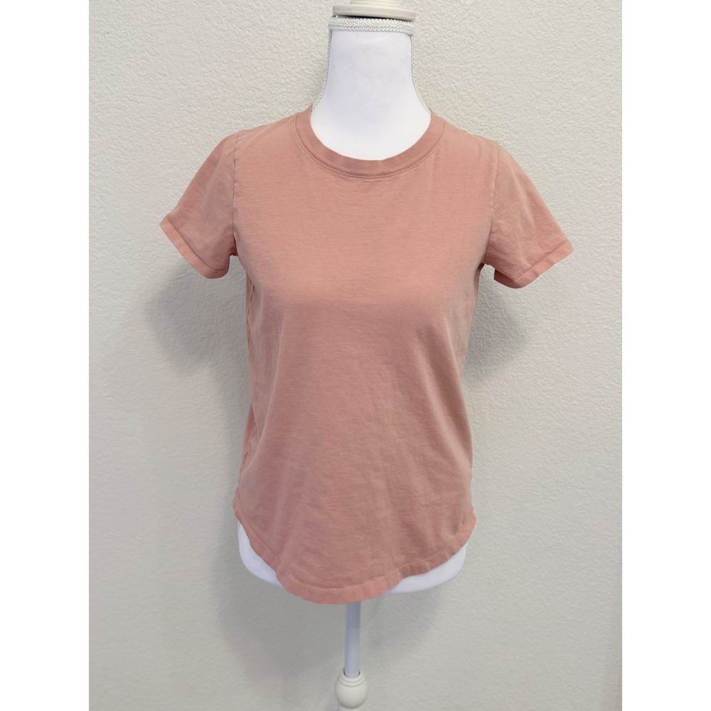 Madewell Tee Dusty Rose Pink Cotton Crewneck T-Shirt XS